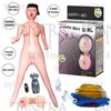 Muñeca inflable con vagina y ano de suave textura